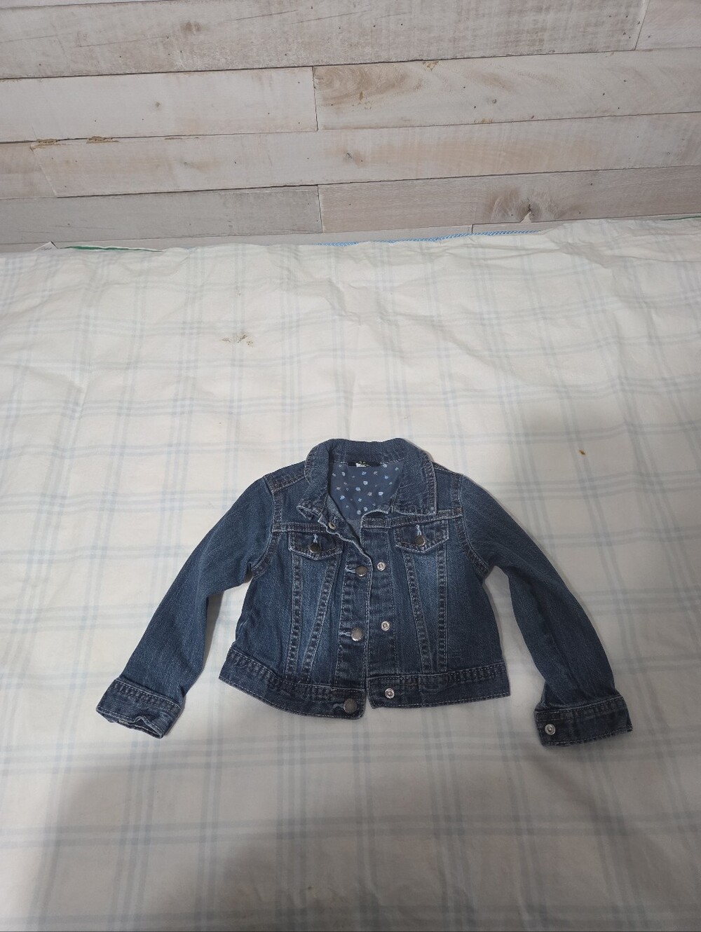 OshKosh Genuine Kids Toddler Girl Blue Denim Jacket .  3T